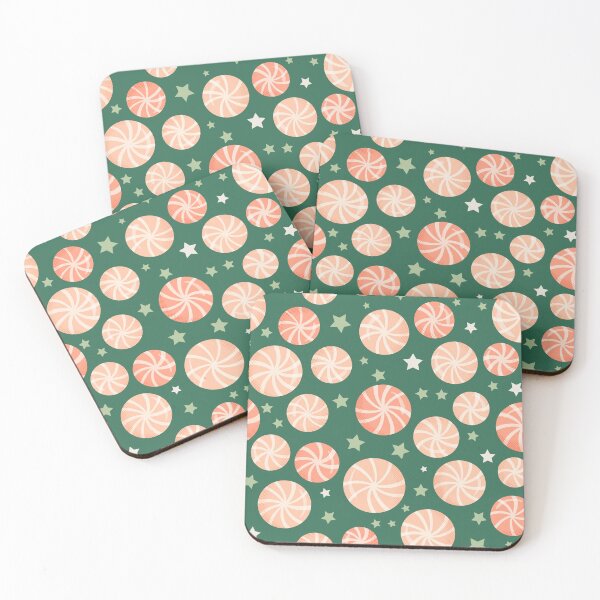 Item preview, Peppermints // Christmas Candy // Green Coral designed and sold by PapricaStudio.