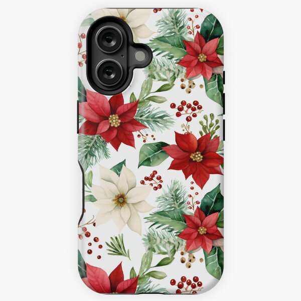 Item preview, Beautiful Christmas Flower Pattern designed and sold by Daydreamsatdawn.