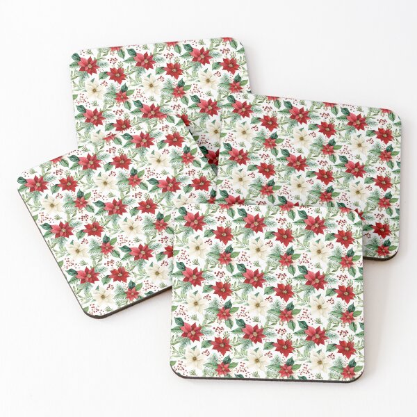 Item preview, Beautiful Christmas Flower Pattern designed and sold by Daydreamsatdawn.