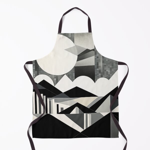 Item preview, Explore "Simplistic & Minimalistic Snowy Winter Alps" with Bauhaus Flair designed and sold by ArtificialGenes.