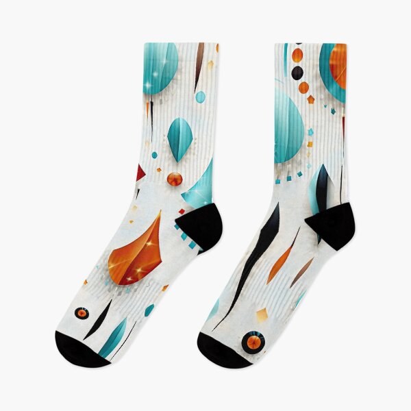 Item preview, Futuristic Holiday Design - Turquoise & Orange designed and sold by Nol Martín-tungpalan.