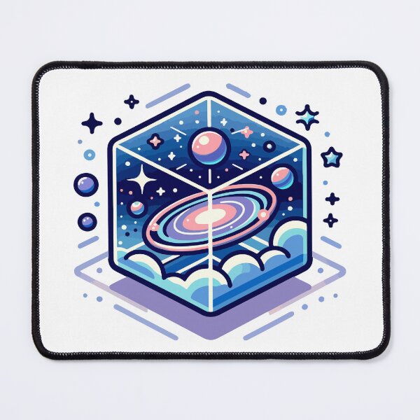 Item preview, Vibrant Cosmic Galaxy Cube designed and sold by OniumEth.