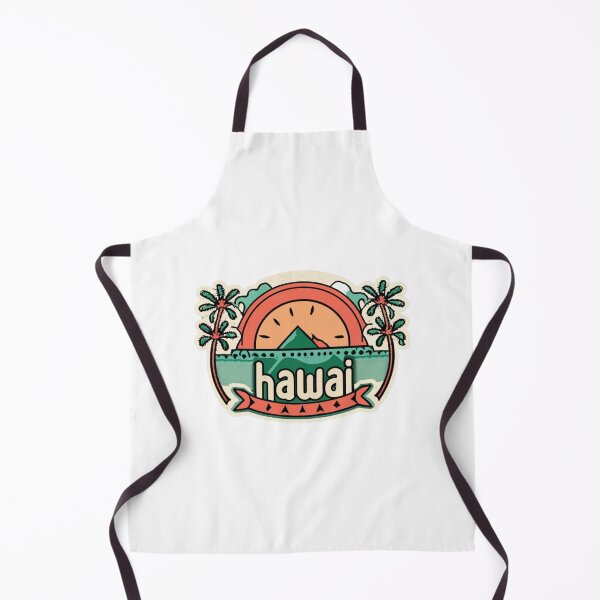Item preview, Hawai, palm trees, mountains and a simple sunset | Drawing style designed and sold by CircinusStore.