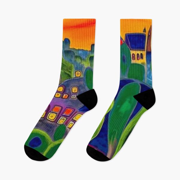 Item preview, City through trees designed and sold by George Hutton Hunter.