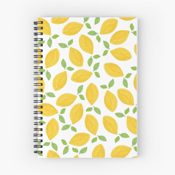Item preview, lemon pattern watercolor designed and sold by albacarballo.