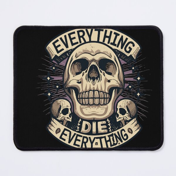 Item preview, Everything Die Death, Pirate skull, Skull, old style hardcore tattoo designed and sold by PhotoArtMC.