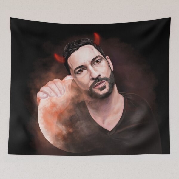 Item preview, Devil Tom Ellis Painting designed and sold by AK-Hevonen.
