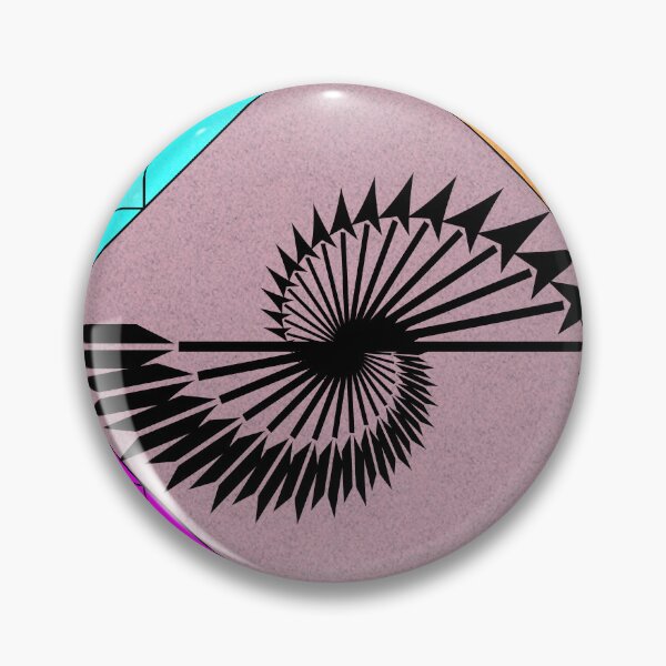 Item preview, Arrows swirling around the center of four colored squares designed and sold by Bigrow.