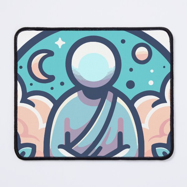 Item preview, Cosmic Meditation - Tranquil Moonlit Serenity designed and sold by OniumEth.