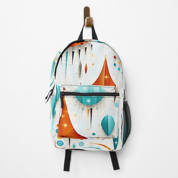 Item preview, Futuristic Holiday Design - Turquoise & Orange designed and sold by Nol Martín-tungpalan.