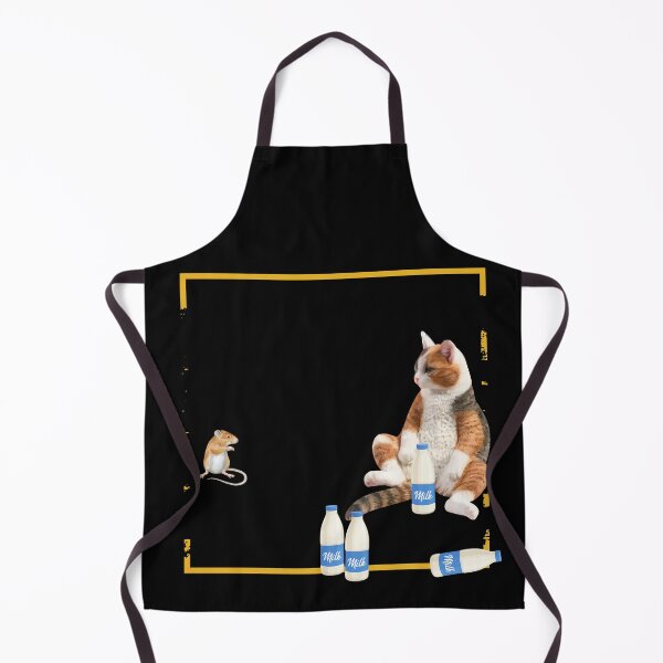 Item preview, cat drinking milk designed and sold by Moris-shop.