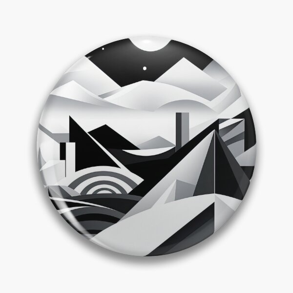 Artikelvorschau, Entdecken Sie "Simplistic & Minimalistic Snowy Winter Alps" mit Bauhaus-Flair entworfen und verkauft von ArtificialGenes.