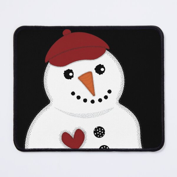 Item preview, Handsome Snowman with Heart designed and sold by Suzakara Designs.