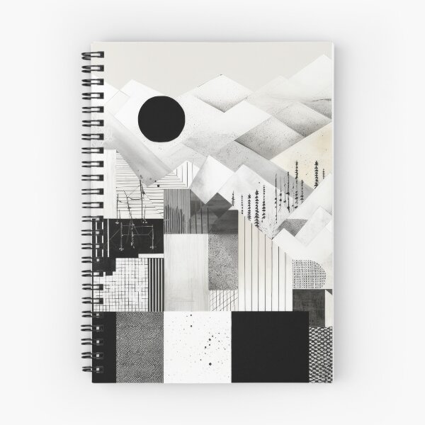 Item preview, Explore "Simplistic & Minimalistic Snowy Winter Alps" with Bauhaus Flair designed and sold by ArtificialGenes.
