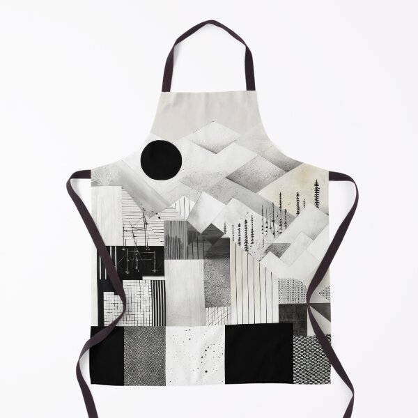 Item preview, Explore "Simplistic & Minimalistic Snowy Winter Alps" with Bauhaus Flair designed and sold by ArtificialGenes.