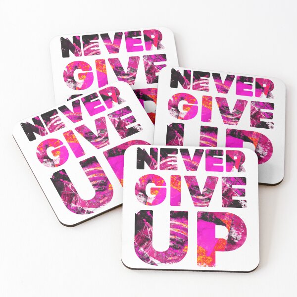 Item preview,  never give up, t-shirt  designed and sold by Anastasiia Lang.