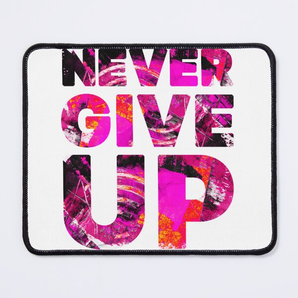 Item preview,  never give up, t-shirt  designed and sold by Anastasiia Lang.