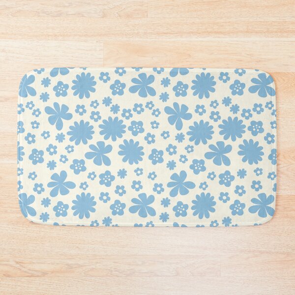 Item preview, CREAM BLUE FLOWER POWER MODERN BOHO KIDS ROOM designed and sold by blomastudios.
