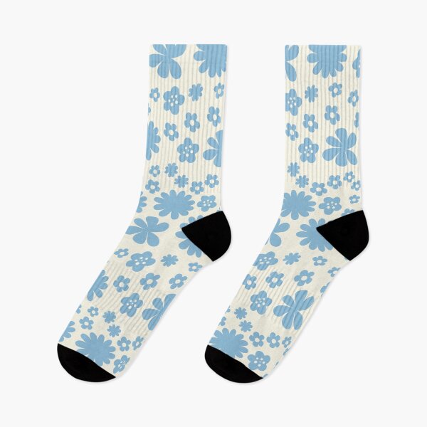 Item preview, CREAM BLUE FLOWER POWER MODERN BOHO KIDS ROOM designed and sold by blomastudios.