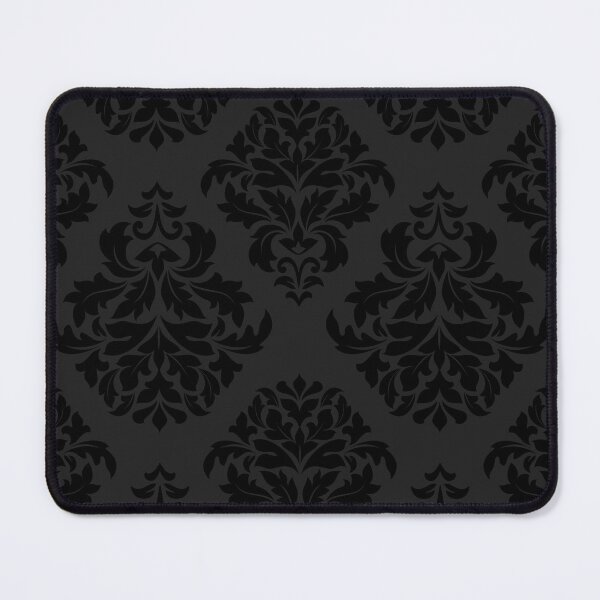 Item preview, Medium Deep Gray Damask 2 designed and sold by Pixels2Patterns.