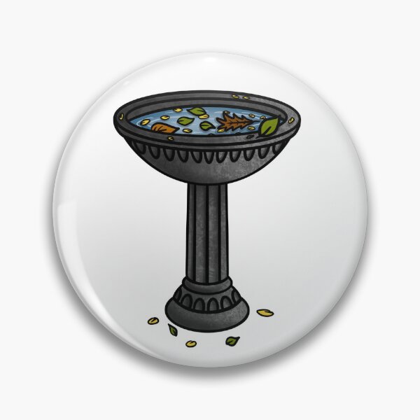 Item preview, Autumn Birdbath designed and sold by honeybeepaper.