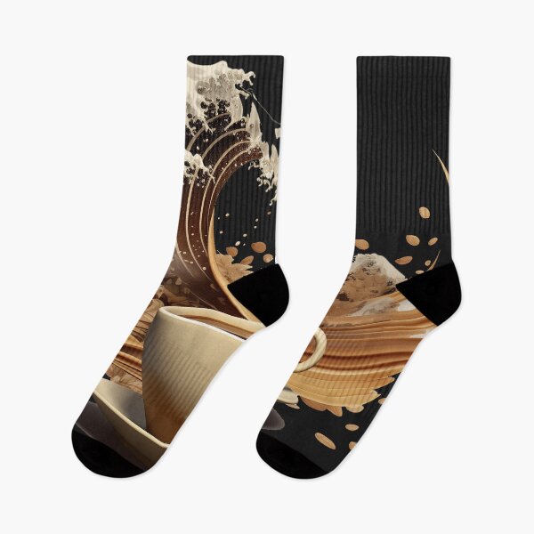 Item preview, The Great Wave Kanagawa of Coffee designed and sold by zand-n-zive.