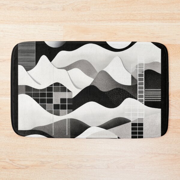 Artikelvorschau, Entdecken Sie "Simplistic & Minimalistic Snowy Winter Alps" mit Bauhaus-Flair entworfen und verkauft von ArtificialGenes.