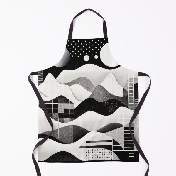 Item preview, Explore "Simplistic & Minimalistic Snowy Winter Alps" with Bauhaus Flair designed and sold by ArtificialGenes.