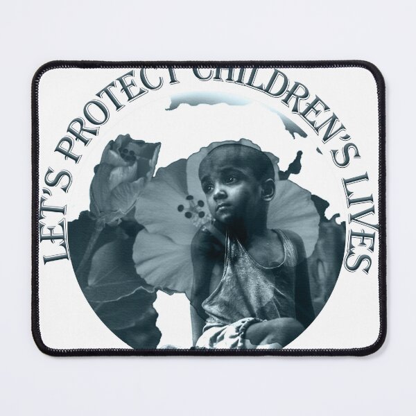 Item preview, Let's protect children's lives like flowers without destroying them designed and sold by Bigrow.