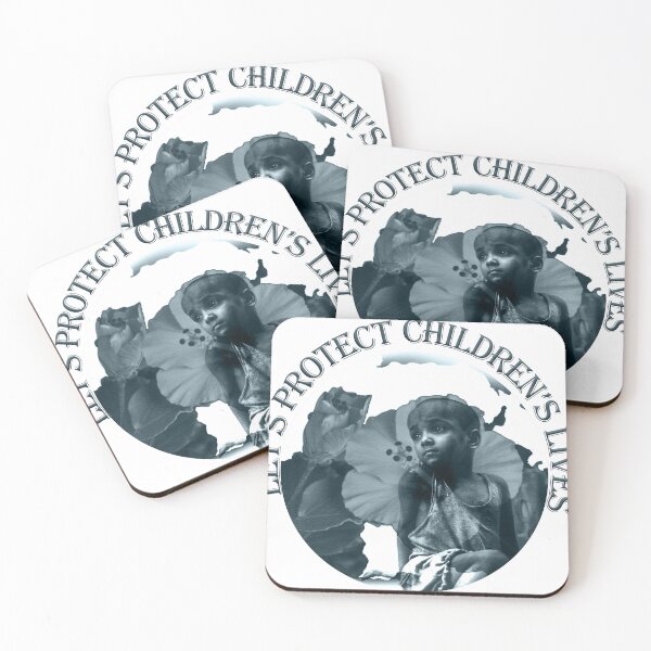 Item preview, Let's protect children's lives like flowers without destroying them designed and sold by Bigrow.