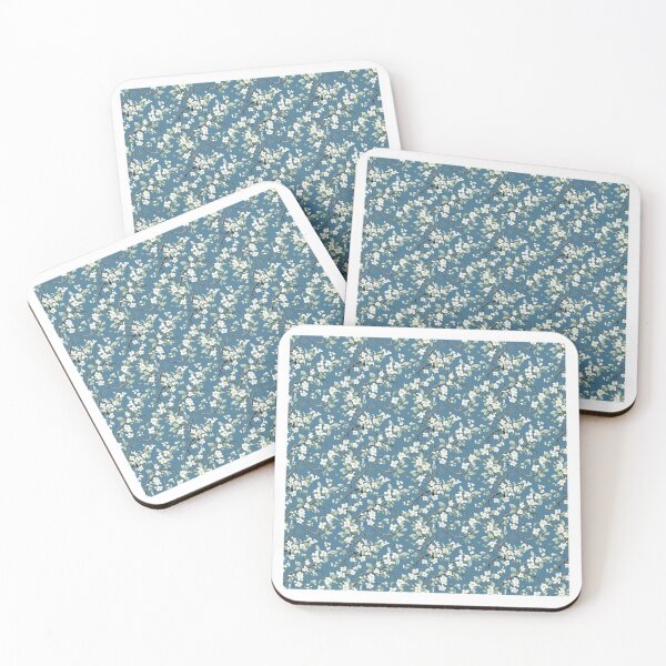 Item preview, Blue Elegant Floral Pattern Ivy Vines designed and sold by BloomPattern.