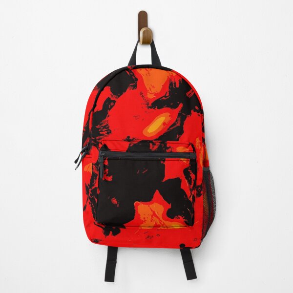 Item preview, Crimson Blaze: Red and Black Abstract Pouring designed and sold by GAP90.