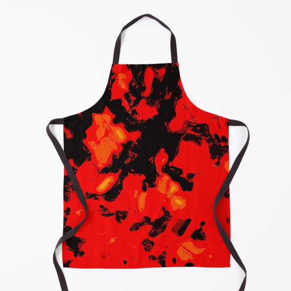 Item preview, Crimson Blaze: Red and Black Abstract Pouring designed and sold by GAP90.