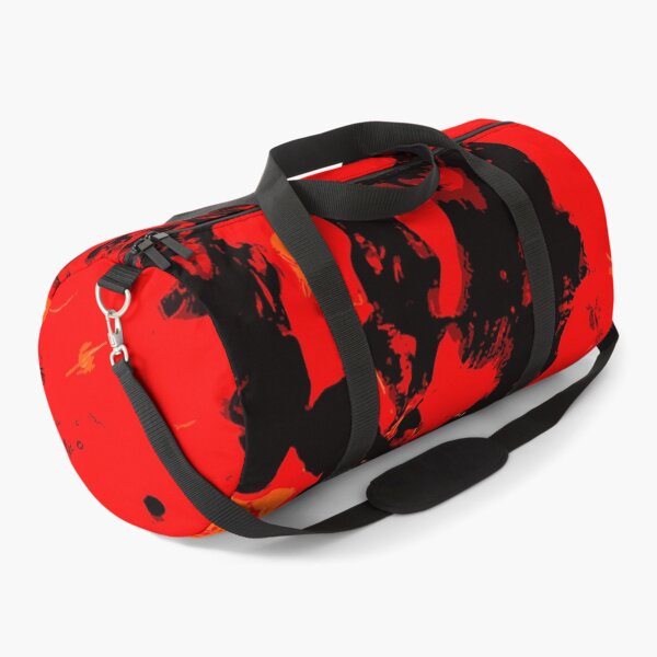 Item preview, Crimson Blaze: Red and Black Abstract Pouring designed and sold by GAP90.
