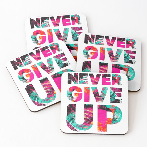 Item preview,  never give up, t-shirt  designed and sold by Anastasiia Lang.