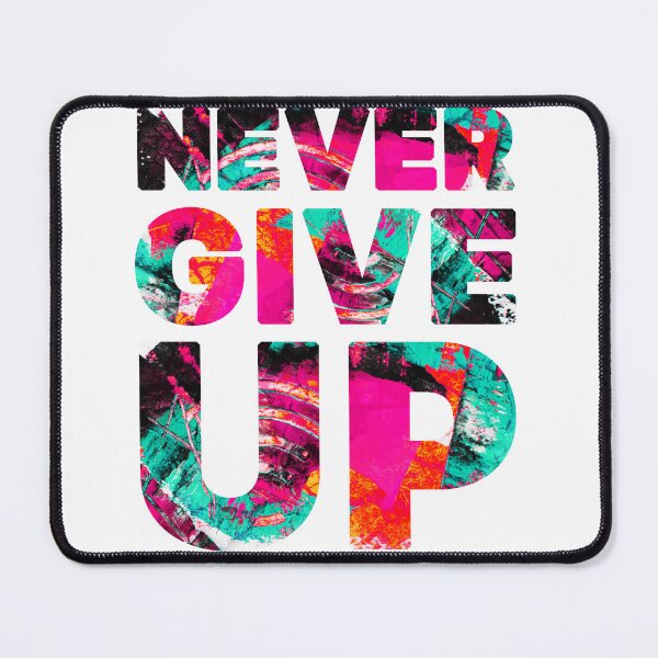 Item preview,  never give up, t-shirt  designed and sold by Anastasiia Lang.