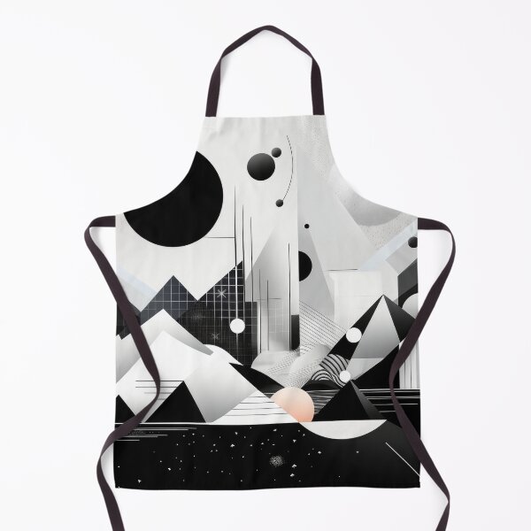 Item preview, Explore "Simplistic & Minimalistic Snowy Winter Alps" with Bauhaus Flair designed and sold by ArtificialGenes.