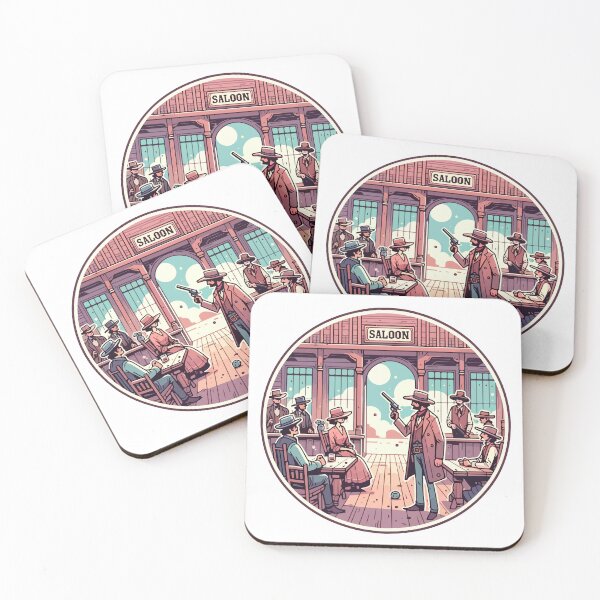 Item preview, Wild West Duel at Moonlit Saloon designed and sold by OniumEth.