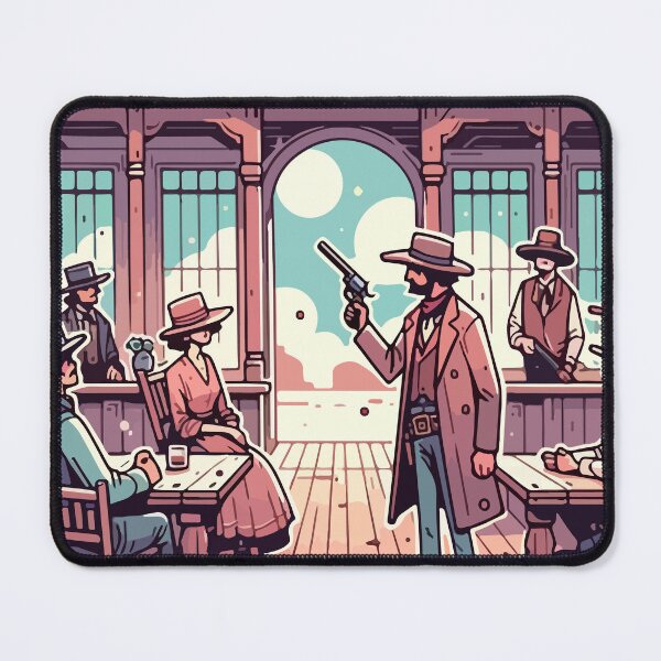 Item preview, Wild West Duel at Moonlit Saloon designed and sold by OniumEth.