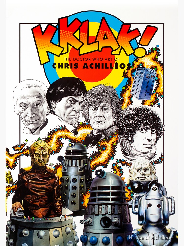 Thumbnail 3 of 3, Sticker, KKLAK COVER CHRIS ACHILLEOS BOOK COVER - The Four Doctors designed and sold by House of Achilleos.