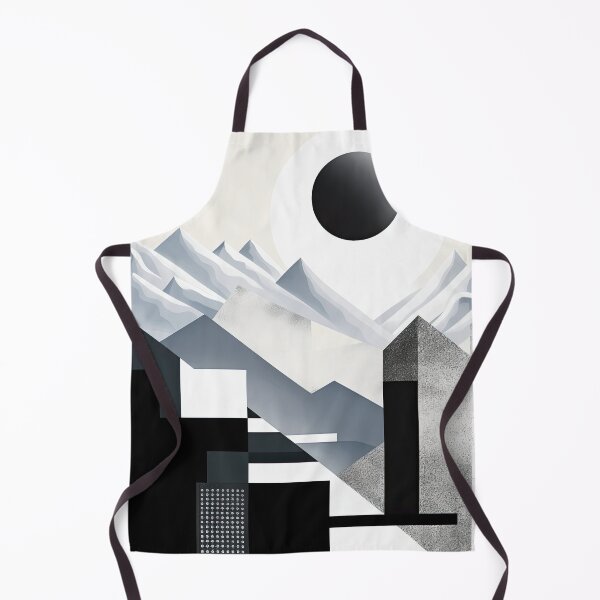 Artikelvorschau, Entdecken Sie "Simplistic & Minimalistic Snowy Winter Alps" mit Bauhaus-Flair entworfen und verkauft von ArtificialGenes.
