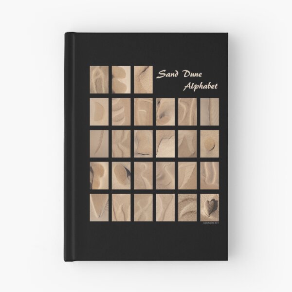 Item preview, Sand Dune Alphbets, Black Background designed and sold by ArtisticUplift.