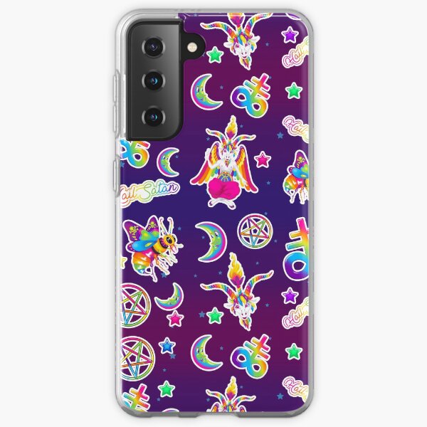 1997 Neon Rainbow Baphomet Samsung Galaxy Soft Case