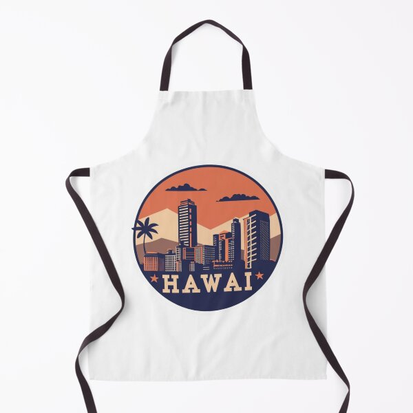 Item preview, Retro Hawai Downtown Honolulu | Drawing style designed and sold by CircinusStore.
