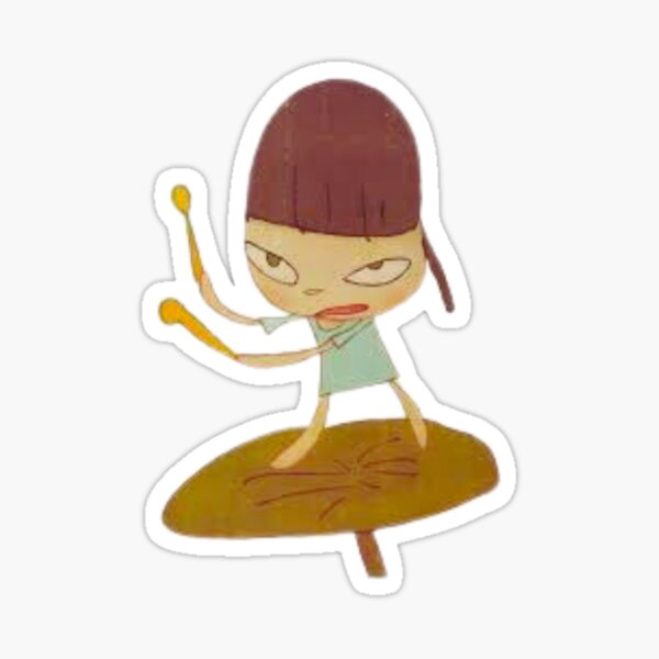 Item preview, Smoking Girl yoshimoto Nara cute baby designed and sold by kawini.