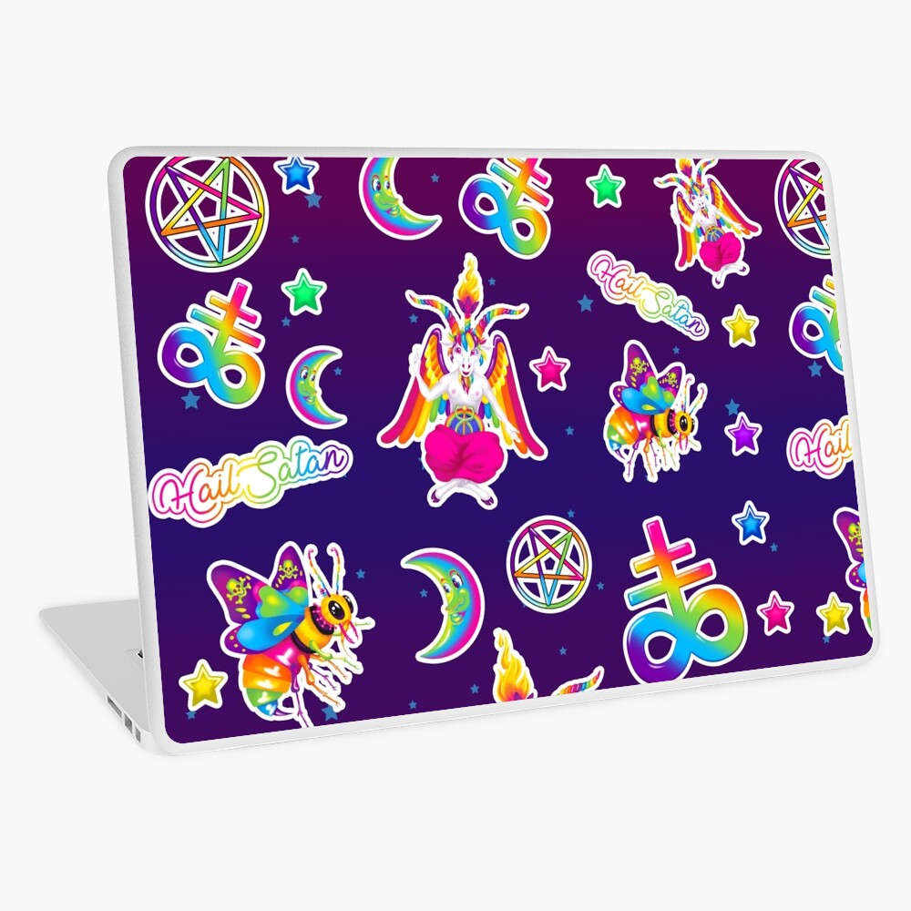 Item preview, Laptop Skin designed and sold by creepygirlclub.