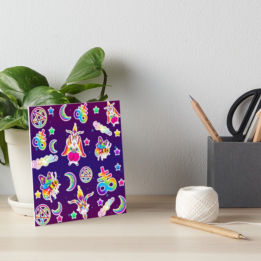 Item preview, Art Board Print designed and sold by creepygirlclub.