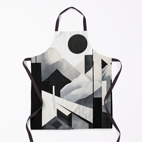 Artikelvorschau, Entdecken Sie "Simplistic & Minimalistic Snowy Winter Alps" mit Bauhaus-Flair entworfen und verkauft von ArtificialGenes.