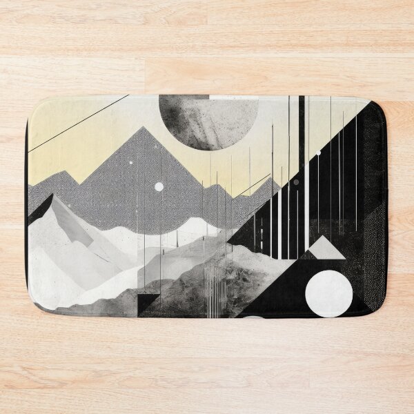Artikelvorschau, Entdecken Sie "Simplistic & Minimalistic Snowy Winter Alps" mit Bauhaus-Flair entworfen und verkauft von ArtificialGenes.