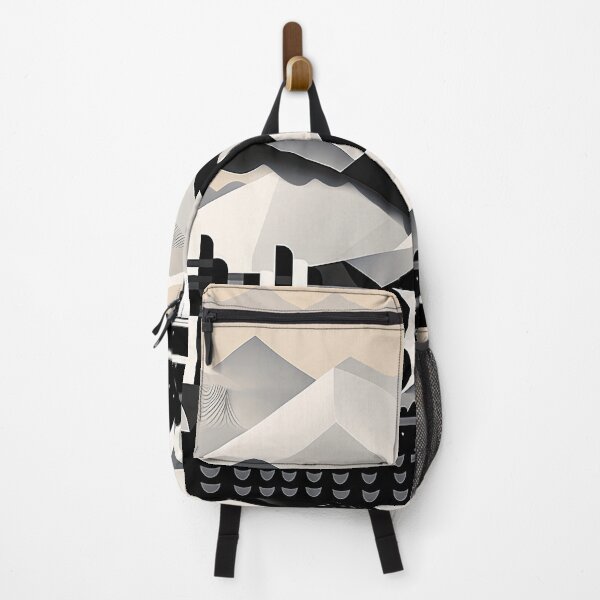 Item preview, Explore "Simplistic & Minimalistic Snowy Winter Alps" with Bauhaus Flair designed and sold by ArtificialGenes.